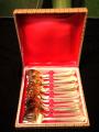 Gift set of Cutlery.Silvering and gilding.Tallin. Gift set of Cutlery.Silvering and gilding.Tallin.