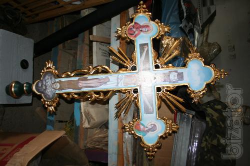 Sell: Cross of vinoski, gilded 