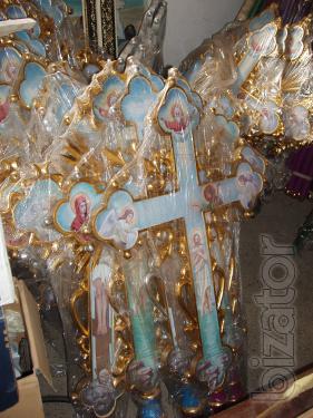 Sell: Cross of vinoski, gilded 