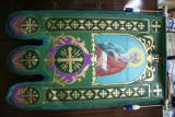 The ensigns. Canonical images of saints. Painting is bilateral. The ensigns. Canonical images of saints. Painting is bilateral.
