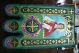 The ensigns. Canonical images of saints. Painting is bilateral. 
