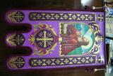 The ensigns. Canonical images of saints. Painting is bilateral. 