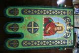 The ensigns. Canonical images of saints. Painting is bilateral. 