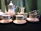 New coffee set for 6 persons.The porcelain.Dovbysh. 