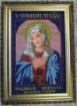 the icon is embroidered Czech beads 