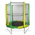 Trampoline with safety net