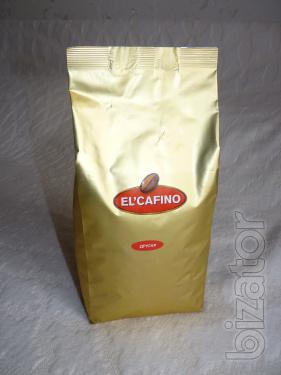 Coffee beans TM El cafino® from the manufacturer. 