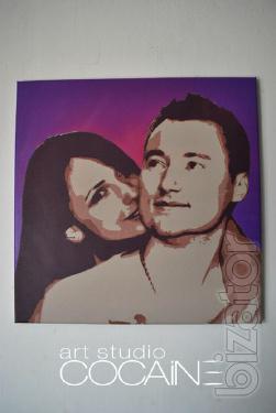 On canvas portrait photography 