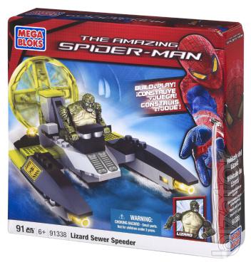 Mega Bloks Spiderman Game set the Transport of Lizard. 