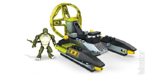 Mega Bloks Spiderman Game set the Transport of Lizard. 