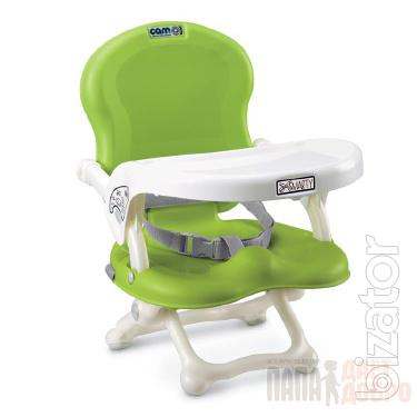 Portable highchair CAM SMARTY ideal for travel, indispensable for travel, takes up little space. 