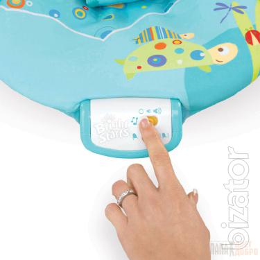 Rocking chair "Little turtle", Bright Starts For babies from 0 months, weighing from 3 to 9 kg. 