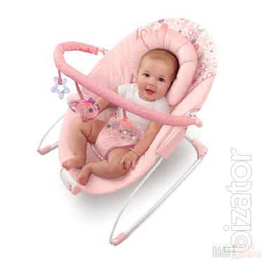 Rocking chair "Flowery Dreams, Bright Starts for babies from 0 months, weighing from 3 to 11 kg 