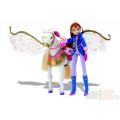 Bloom And Unicorn, WinX bloom and peg on the wings of magic