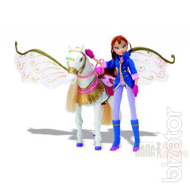 Bloom And Unicorn, WinX bloom and peg on the wings of magic 