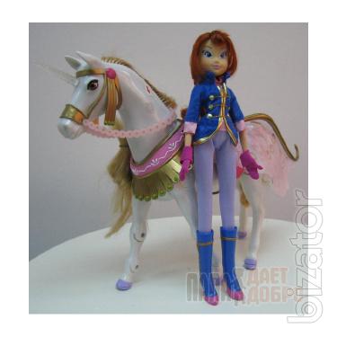 Bloom And Unicorn, WinX bloom and peg on the wings of magic 