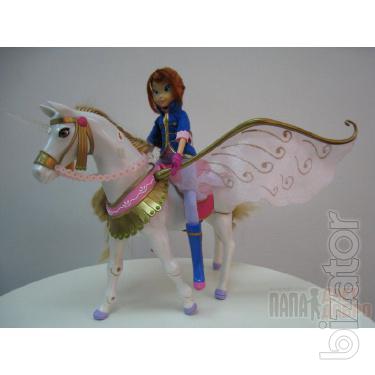 Bloom And Unicorn, WinX bloom and peg on the wings of magic 