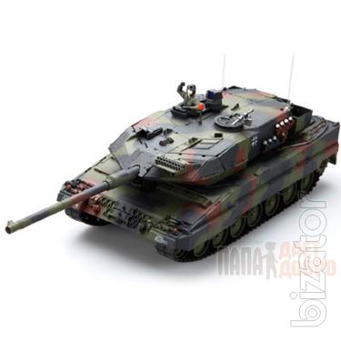 RC Tank German Leopard 2 A6 NATO 1:24 Airsoft /JR (Camouflage RTR Version) 