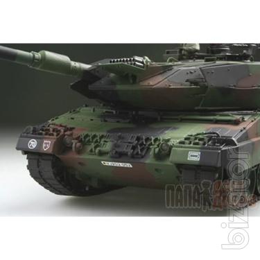 RC Tank German Leopard 2 A6 NATO 1:24 Airsoft /JR (Camouflage RTR Version) 