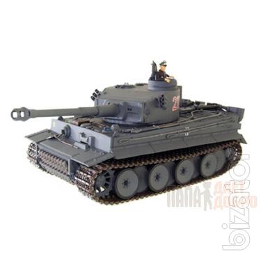 RC Tank German Tiger I EP 1:24 Airsoft/JR (Grey RTR Version) 