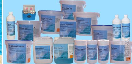 Chemicals for the pool. Free delivery to Ukraine 