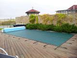 The cover for winter conservation pool
