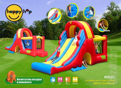 Inflatable trampoline Mega-slide 