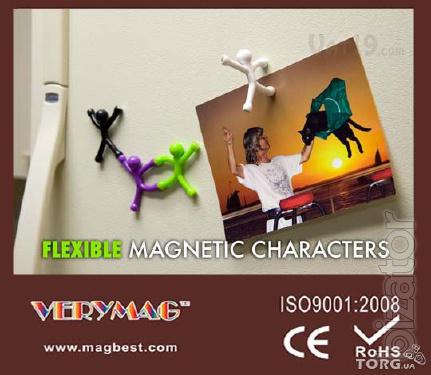 The novelty. Q-man flexible magnetic men 