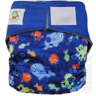 Cheap reusable Coolababy diapers with Velcro 