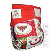 Cheap reusable Coolababy diapers with Velcro 