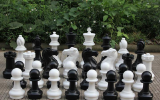 Chess is great, street of wood and plastic. 