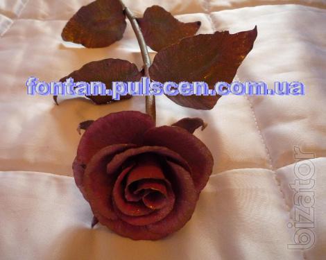 Forged forged rose rose Cowan rose - gift for girl ( Kiev Kharkov Odessa Lviv Dnipropetrovsk, Poltava. affordable price) 