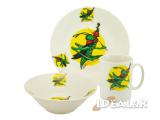 A set of children's tableware. Inexpensively. 