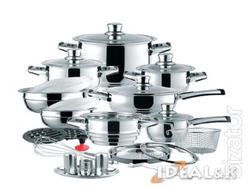 Stainless steel cookware Bergner, Berhoff, Kaiserhoff 