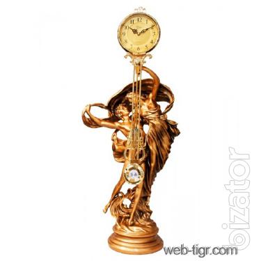 Mantel clock c pendulum couple Jibo 123 