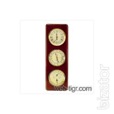 Wall clock with barometer, hygrometer and thermometer JIBO PW929-0209-1 