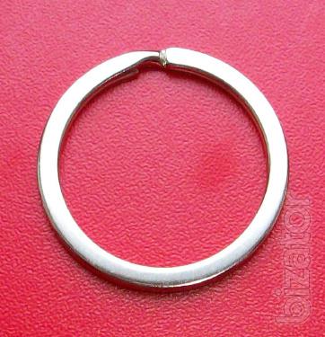 The ring is flat Nickel 