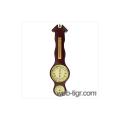 Wall clock with barometer and thermometer JIBO PW977-1703-1