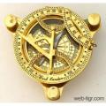 Compass with sundial in a gift box 