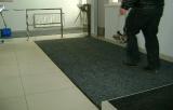Entrance flooring, entrance, entrance mats, runners, mats in the dressing room. 