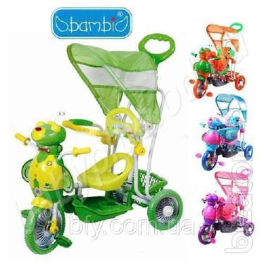 The bike is A 611-1 M/ 6014 with toys on the steering wheel 