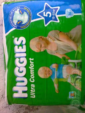Sell Diapers Huggies Ultra Comfort, 3, 4, 4+,5 