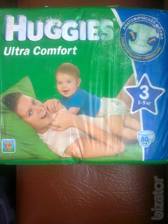 Sell Diapers Huggies Ultra Comfort, 3, 4, 4+,5 Buy on