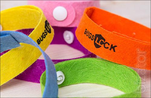 BugsLock bracelet from mosquitoes, sandflies set 10 PCs 