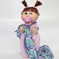 The doll is from United States (new) "Cabbage Patch Kids" Baby sling Blue 
