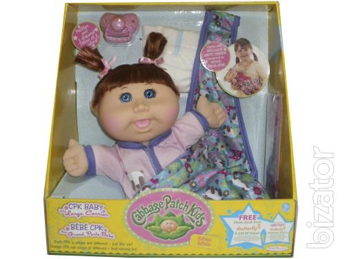 The doll is from United States (new) "Cabbage Patch Kids" Baby sling Blue 