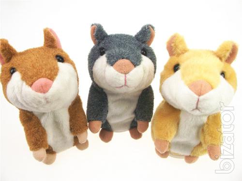 Talking hamster "poser" in stock, retail and wholesale 