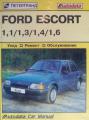 Book on repair and maintenance of Ford Escort 80-90 g