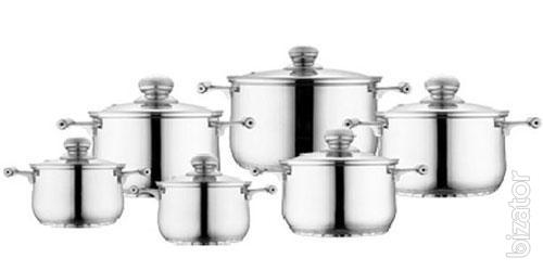 Cookware set Kaiserhoff of 12 subjects KH 2182 Cookware set Kaiserhoff of 12 subjects KH 2182
