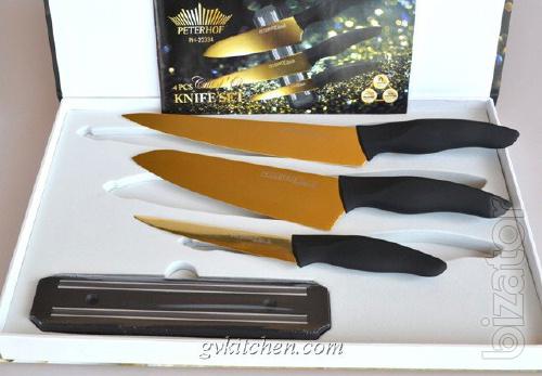 Knife set Peterhof Gold steel 